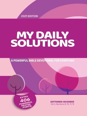 cover image of My Daily Solutions 2021 September-December